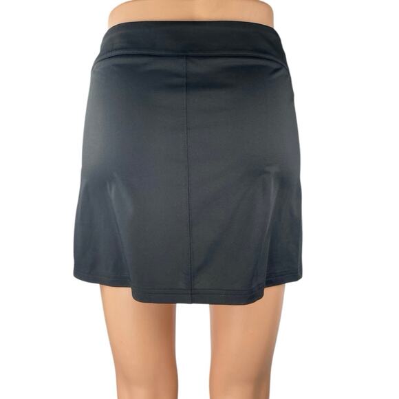 Princess Polly Women's Black High Waist Side Zip Casual Mini A-Line Skirt Size 4 - Picture 3 of 5